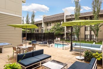 Poolside lounge